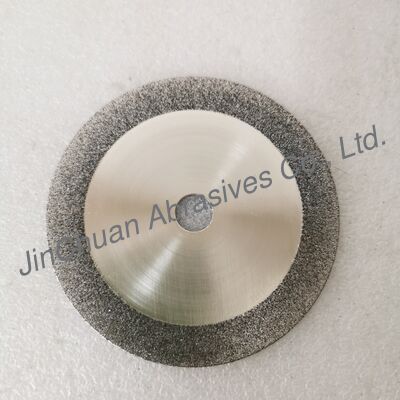 Qualität  Customed Single-Sided Abrasive Electroplated CBN Cutting Blades 100*0.8*12.7mm B60/70 Fabrik