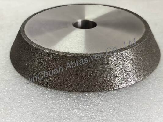 Qualität  Electro Bonded Grinding And Chamfering Wheels With Amber Color Cbn Electroplated Wheel Fabrik