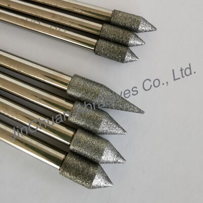 Qualität  Custom-Made Electroplated Diamond Grinding Heads In Various Sizes. For Cemented Carbide Fabrik