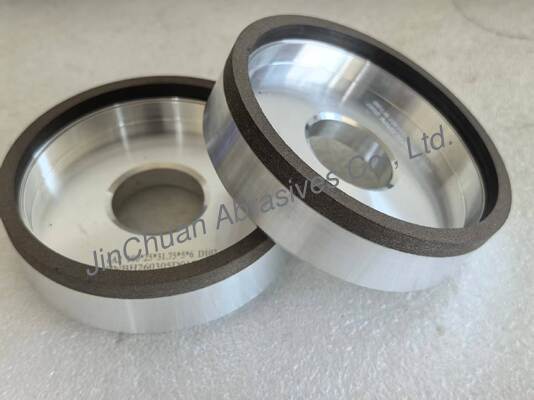6A2 Resin Bond CBN Grinding Wheels With Diameter 100mm Inner Hole 31.75mm grit number 107