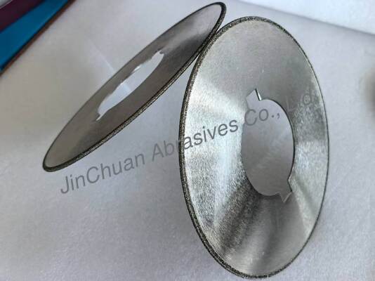 1A1R Electroplated Diamond Grinding Wheel 200x3x75x3mm