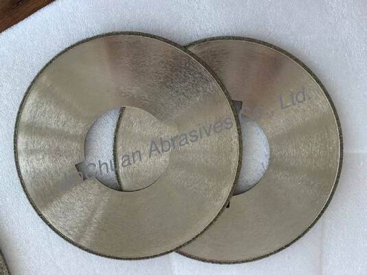 1A1R Electroplated Diamond Grinding Wheel 200x3x75x3mm