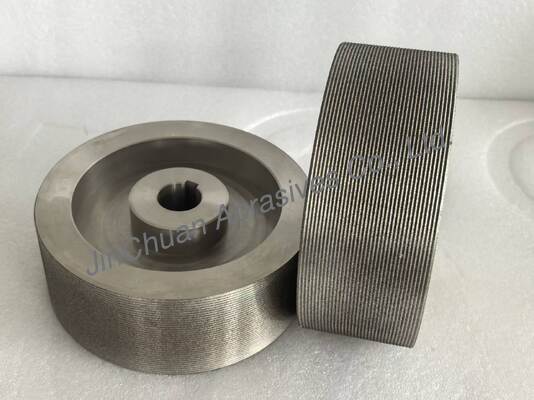 Electro Bonded CBN Wheel 200x75x31.75mm B140-170 12TPI CBN Wheel for Saw Blades Teeth Opening