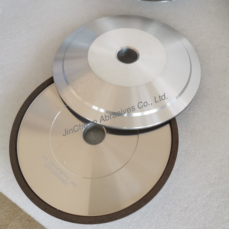 Resin Bond Diamond Grinding Wheel  4A2 150*14*20*5*2mm D64 C100 for Sharpening of carbide tools