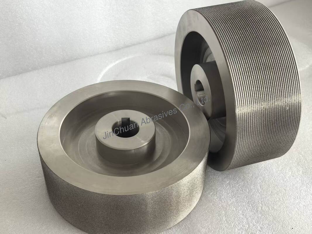 Electro Bonded CBN Wheel 200x75x31.75mm B140-170 12TPI CBN Wheel for Saw Blades Teeth Opening