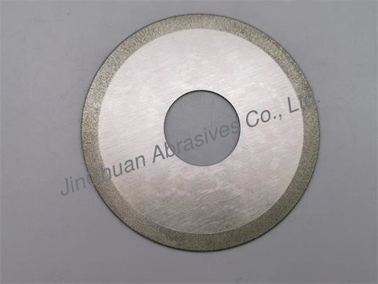 Silberner galvanisierter Diamond Grinding Wheels Cutting Blade für 1A1 100mm*0.8mm*7mm