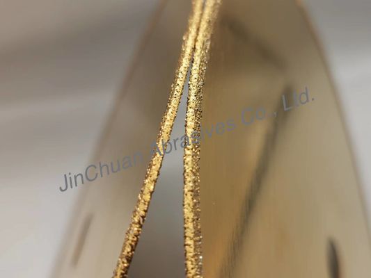 1A1R galvanisierter CBN Diamond Grinding Wheel 210*0.8*20*2mm mit titanischem