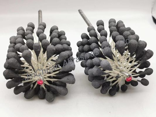 90*80*200mm 60 Grit Flex Hone Brush To Removing Grat