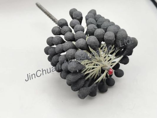 100*80*200mm Zylinder-Ball-flexible abziehende Bürste für die säubernden und beendenden Bohrungen