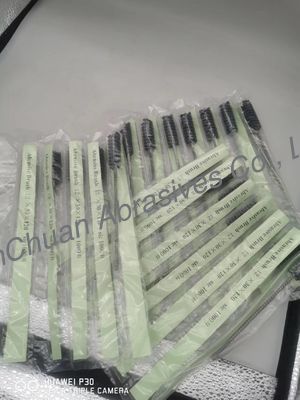 Hocheffiziente Siliziumkarbid-Runde-Schleifbürste Abrasive Metallgriffe