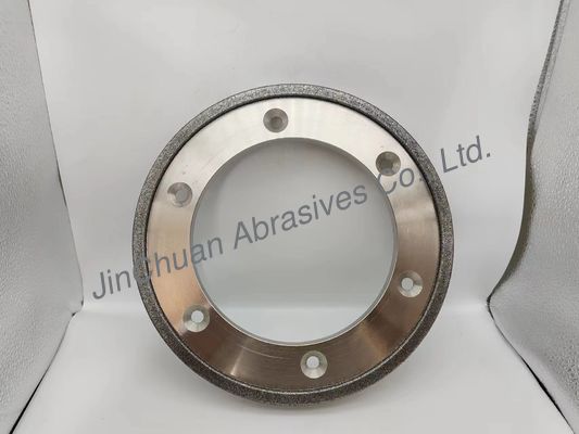 Elektrobonded CBN Schleifrad für Gusseisen 6 Löcher Diamant Schleifscheibe 254mm