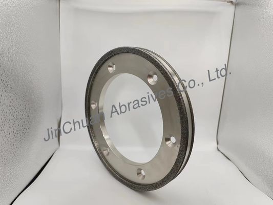 Elektrobonded CBN Schleifrad für Gusseisen 6 Löcher Diamant Schleifscheibe 254mm