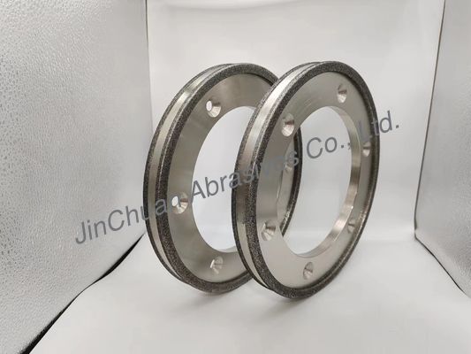 Elektrobonded CBN Schleifrad für Gusseisen 6 Löcher Diamant Schleifscheibe 254mm