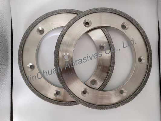 Elektrobonded CBN Schleifrad für Gusseisen 6 Löcher Diamant Schleifscheibe 254mm