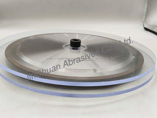 R0.8mm 200mm Rein gebundene Schleifrad CBN Schärfräder