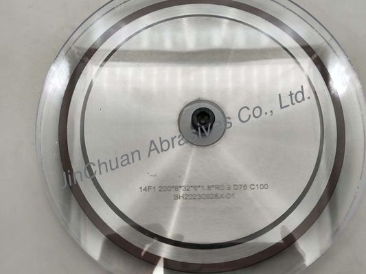 R0.9 14A1 Harzbindung Diamanträder zum Schleifen von Karbidwerkzeugen