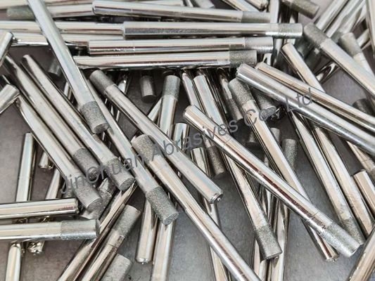 Elektroplattierte Diamant-Schärpfingeln 2,3 mm bis 6,3 mm Diamantgrit Nummer D91