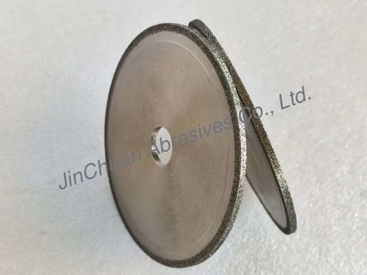 200 mm 4,5 mm Dicke Elektroplattierte CBN-Räder für Fluting und Slotting