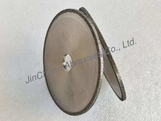 200 mm 4,5 mm Dicke Elektroplattierte CBN-Räder für Fluting und Slotting