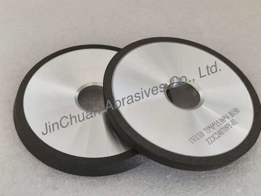 Graue CBN-Harz-Bindungs-Schleifrad 1V1 75mm mit 10 Grad für Effizienz Gashing