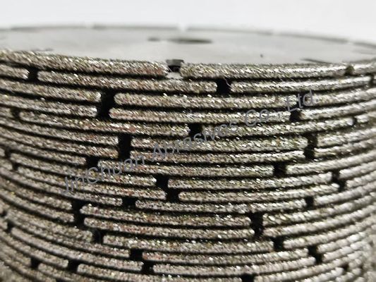 Lange Lebensdauer Elektroplattierte Diamant-Schneidemesse