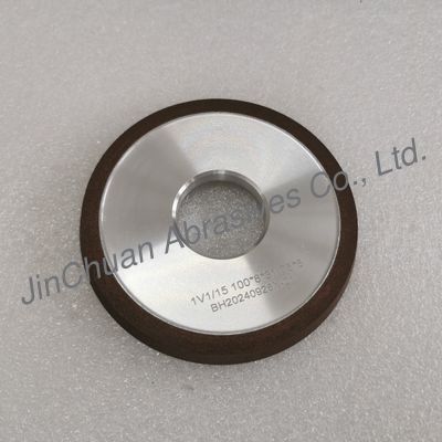 1V1/15° 100*8*31.75*6mm D91 C125 Nassschleifharzbindung Diamantschleifrad