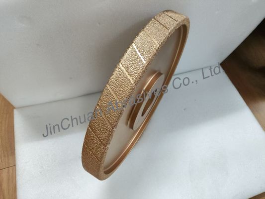 400 mm Rohkorn Vakuum Brazed Diamong Rad D25/30 Schleifrad für Gusseisen