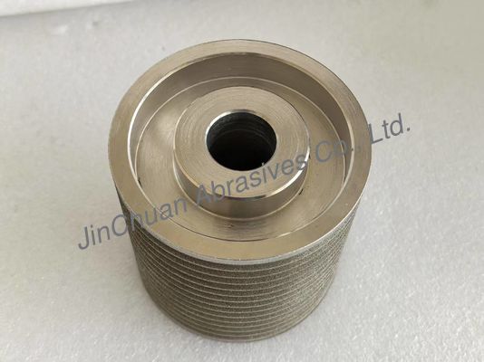 Spezielle Größe und Form, bernsteinfarbene, galvanisch gebundene CBN-Schleifscheiben zum Schleifen und Schärfen