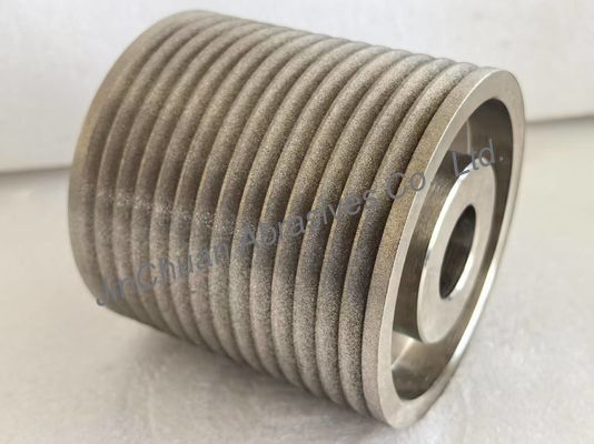 Spezielle Größe und Form, bernsteinfarbene, galvanisch gebundene CBN-Schleifscheiben zum Schleifen und Schärfen