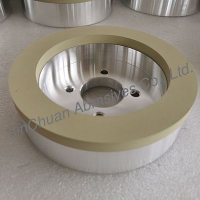 150 mm Durchmesser Glasverbindung Diamant Schleifrad mit einfacher Verkleidung für Präzisionsschleifen