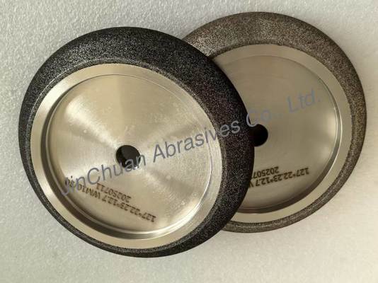 Stahlbasis Zylinder CBN Schärfräder für Bandsäge Blade Schärfräder Bernsteinfarbe