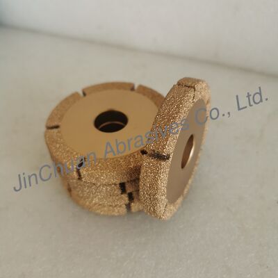 Brazing Diamond Grinding Wheel 76*10*20*10mm D35/40 geeignet für das Schweißen von komplexen und präzisen Strukturen.
