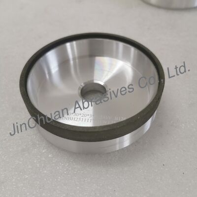 6A9 Harzbindung CBN Schleifrad 100*30T*20*3*10mm Nassschleifen B126