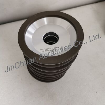 12A2 Kunstharzgebundene Diamant-Schleifscheibe 125*25T*31,75*6*12mm D91 Nassschleifen