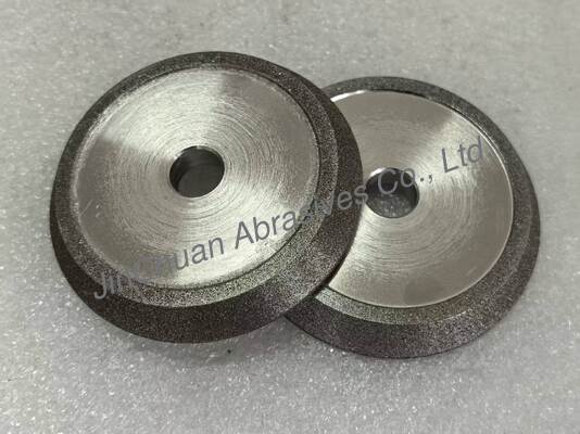 Elektrobondierte Schleif- und Schamrenräder mit Bernsteinfarbe