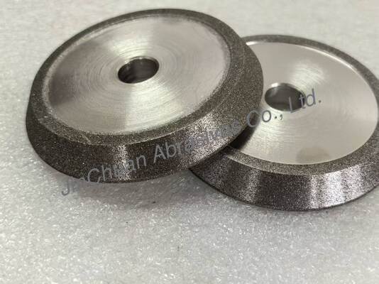 Elektrobondierte Schleif- und Schamrenräder mit Bernsteinfarbe