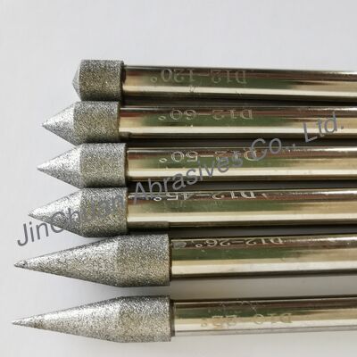 Auf Wunsch gefertigte elektroplatierte Diamantschleifköpfe in verschiedenen Größen für Zementkarbid