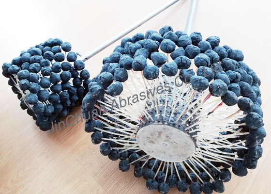 Größerer Durchmesser, der abschleifende Silikon-Karbid-Flexschleifstein-Bürste poliert und entgrät