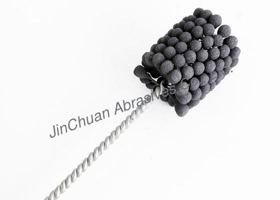 Kundengebundene Korn-Größen-flexible abziehende Bürste für die hydraulische und IC-Maschinen-Bohrungen