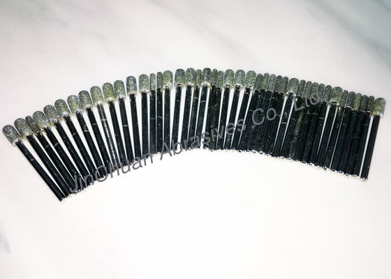 Schwarzer harter Diamant beschichtete Grat-Satz, wirtschaftlicher Diamant-reibenden Kopf