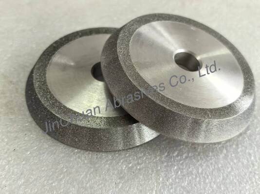 Anpassung von verschleißfestem, elektroplattiertem Diamantschleifrad 78*10*12.7*5*V60 mit Hochgeschwindigkeitsfähigkeit