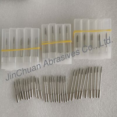 D151# Galvanisch beschichtete Diamantschleifstifte mit 2,2 mm Kopfdurchmesser und abriebfester Diamantbeschichtung