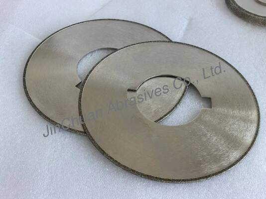 1A1R Galvanisch beschichtete Diamantschleifscheibe 200x3x75x3mm