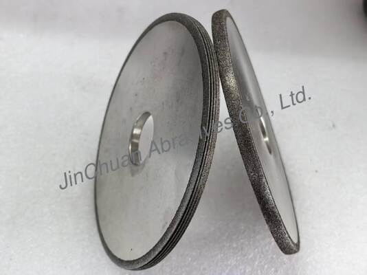 150 mm elektroplattiertes CBN-Chamfering-Rad mit B140/170-Grit und 31,75 mm Bohrung für das Präzisionsschleifen
