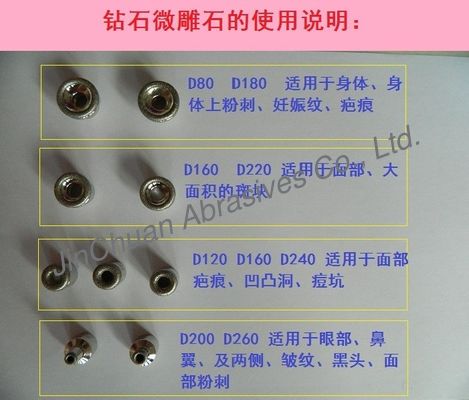 Edelstahl-Diamant-Miniaturmassage-kleine Diamant-Datei für Haut-Schönheit