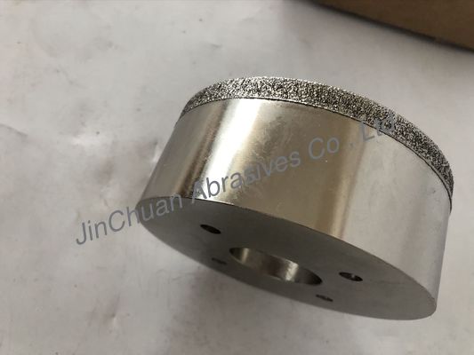 Höhlen Sie Art galvanisiertes Diamantschleifscheibe-kundenspezifisches Korn für harte Legierung/Glas
