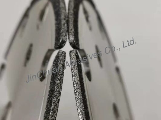 145*3*22.2*2.4*7.5 Dinasaw CBN-Wirbelsturm-Schleifscheibe galvanisierte CBN, Rad mit Schlitzen für Kettensäge zu schärfen