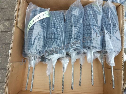 Flexible abziehende Bürste SICs 80*200*350 in der Silikon-Karbid-abschleifenden Bürste