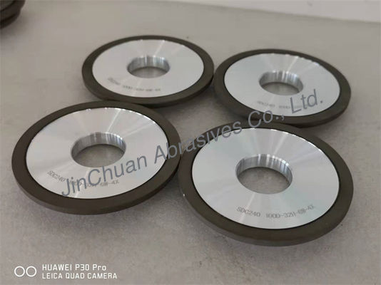 Harz-Bindung Diamond Abrasive Grinding Wheel 3A1 100*11*32*6*4 D240# 100%