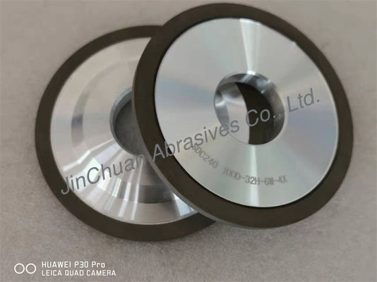 Harz-Bindung Diamond Abrasive Grinding Wheel 3A1 100*11*32*6*4 D240# 100%
